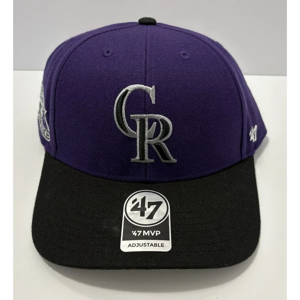Colorado Rockies Men’s Purple 1998 All Star Game ‘47 MVP Adjustable Ball Cap Hat